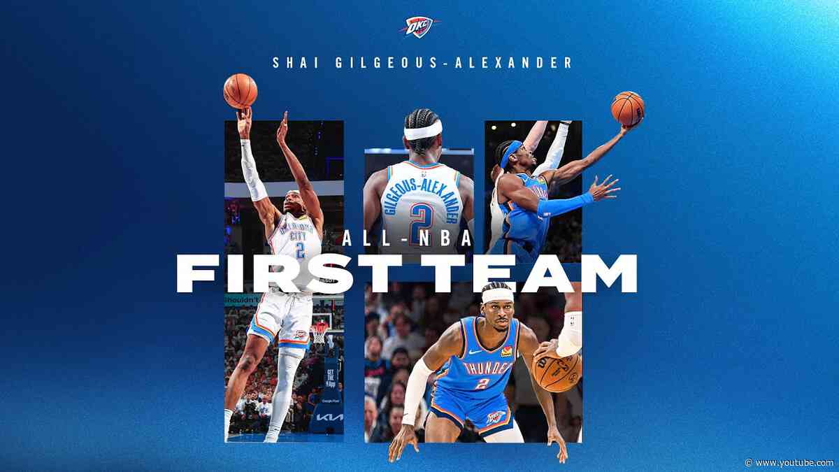 Shai Gilgeous-Alexander named to 2023-24 Kia All-NBA First Team ⚡| Top Plays | OKC Thunder