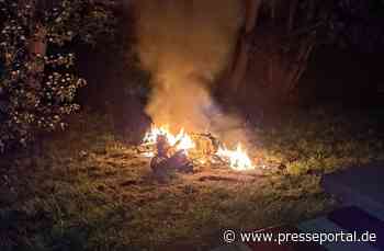 FW Lage: Erneuter Brand eines Motorrollers in Lage