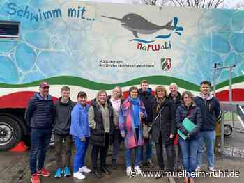 Schwimmcontainer "narwali" zu Besuch in Mülheim
