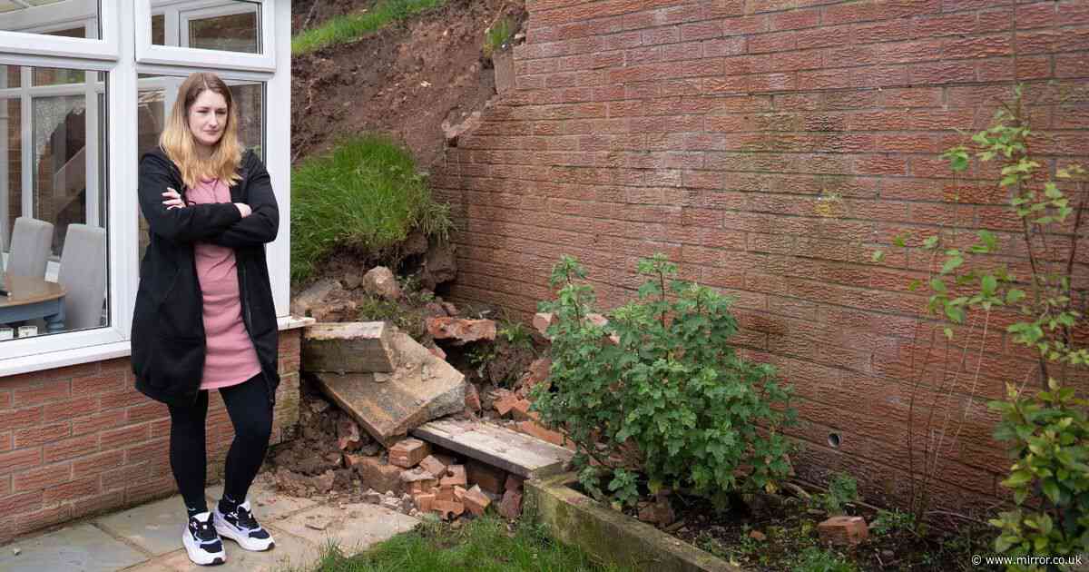 Mum 'left with PTSD' after garden wall crashed into house in middle of night