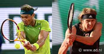 Rafael Nadal kan op Roland Garros meteen aan de bak met Alexander Zverev als tegenstander