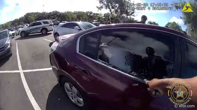 WATCH: Florida deputies smash car window to save 1-year-old girl locked inside