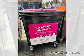 Brighton and Hove City Council install new pink bins