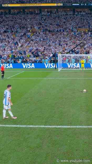 The moment when Argentina won the World Cup