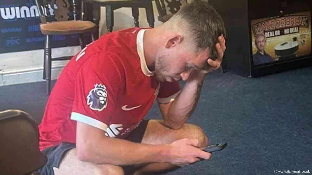Agonising moment gambler realises he has missed out on £800,000 winnings - after cashing out on football bet just minutes before