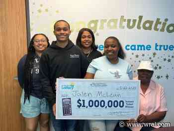 18-year-old in Raleigh wins $1 million lottery prize