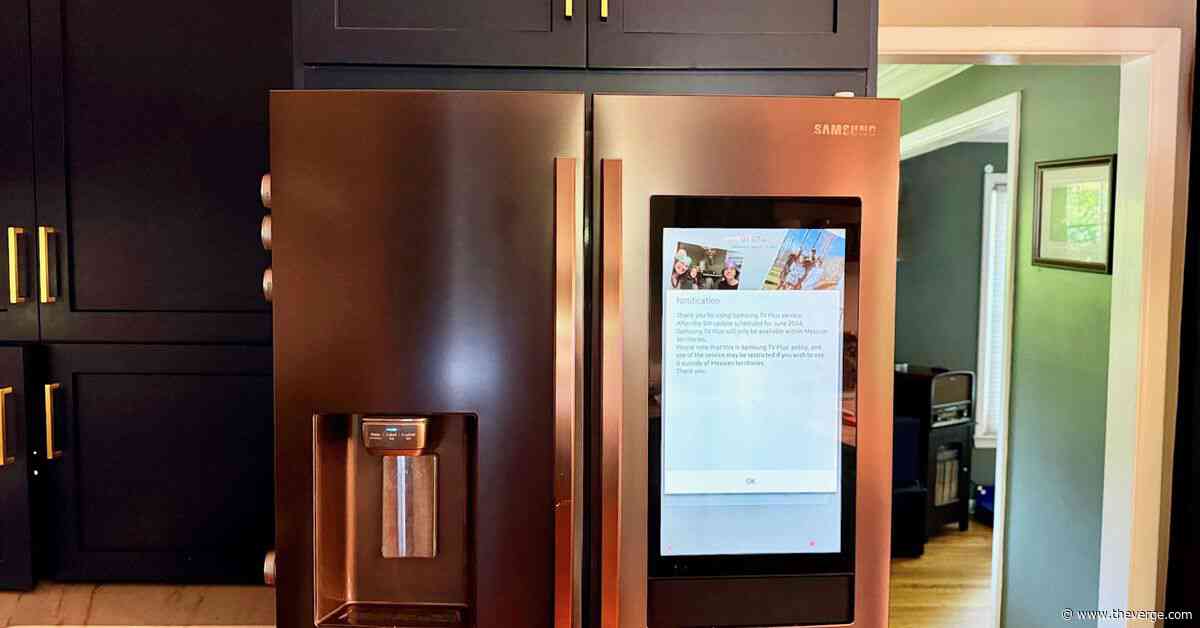 Samsung’s smart fridges mistakenly warned users its free TV service was ending