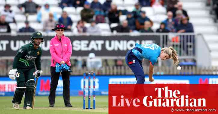 England v Pakistan: first women’s cricket ODI – live