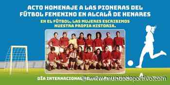 Alcalá y el Atlético de Madrid homenajean a las pioneras del fútbol femenino en la ciudad