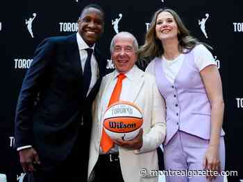Toronto's new WNBA franchise will play some games in Montreal
