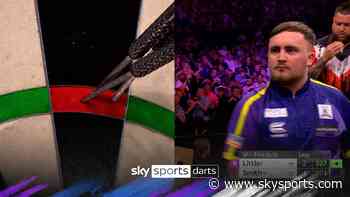 Littler gets O2 Arena excited with seven perfect darts!