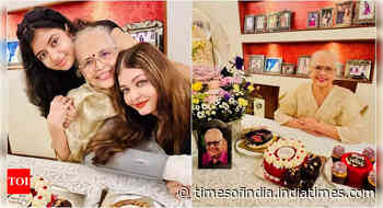 Aishwarya celebrates mom's b'day with Aaradhya