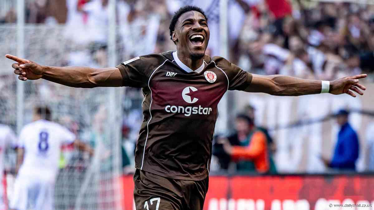 WONDERS OF THE PYRAMID: From playing with builders to facing Bayern Munich! Harrow-born Dapo Afolayan rose from English football's ninth tier to fire St Pauli to the Bundesliga