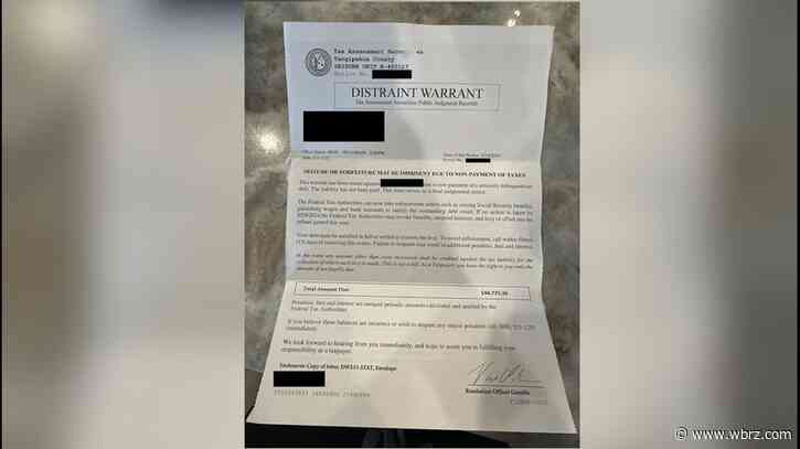 Police warns public of scam letter sent to people claiming they owe taxes