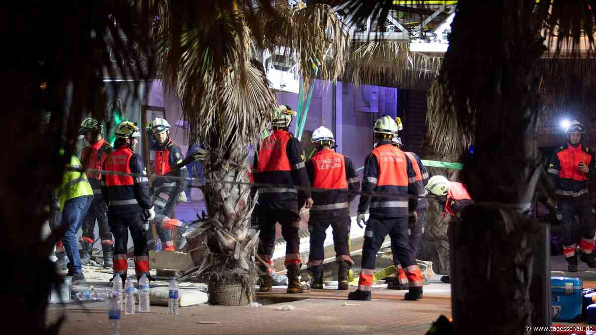 Mindestens vier Tote bei Einsturz von Restaurant auf Mallorca