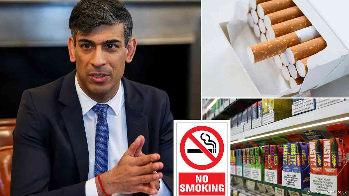 Rishi's anti-smoking Bill runs out of time: PM's flagship tobacco legislation is among list of laws which will be lost due to snap election