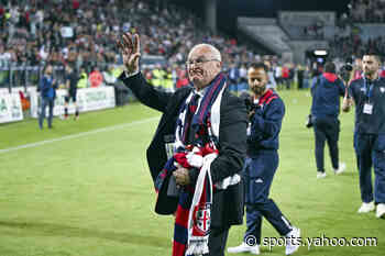 Claudio Ranieri bids emotional farewell to his beloved Cagliari in last match of season