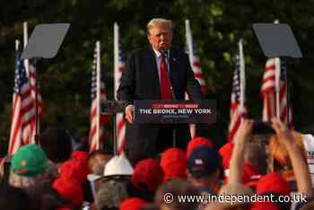 Trump tells Maga supporters in the Bronx: ‘If a New Yorker can’t save this country, no one can’: Live