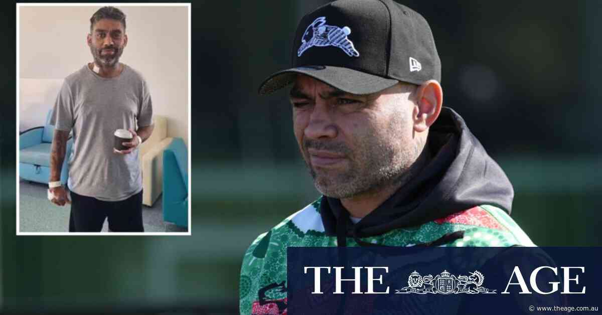 ‘Lucky to be alive’: How Souths legend learned to walk again after a coma