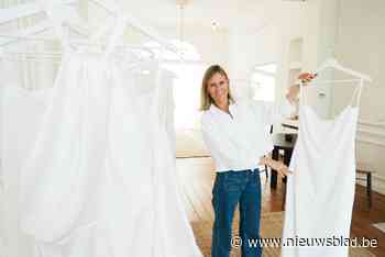 Stefanie (39) zegt media vaarwel en opent eigen bruidswinkel: “Ik ben verliefd op elk kleed dat hier hangt”