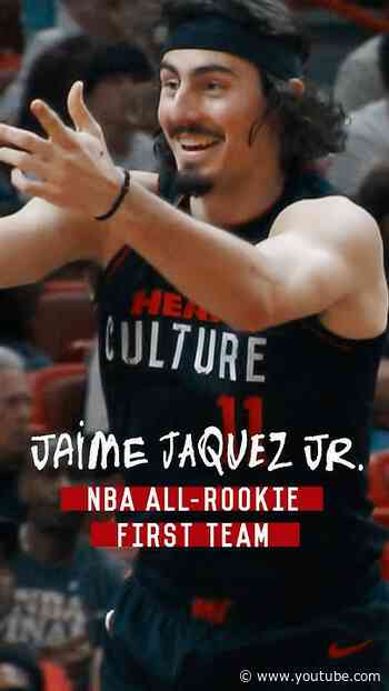 Jaime Jaquez Jr. Named to NBA All-Rookie First Team #shorts #miamiheat