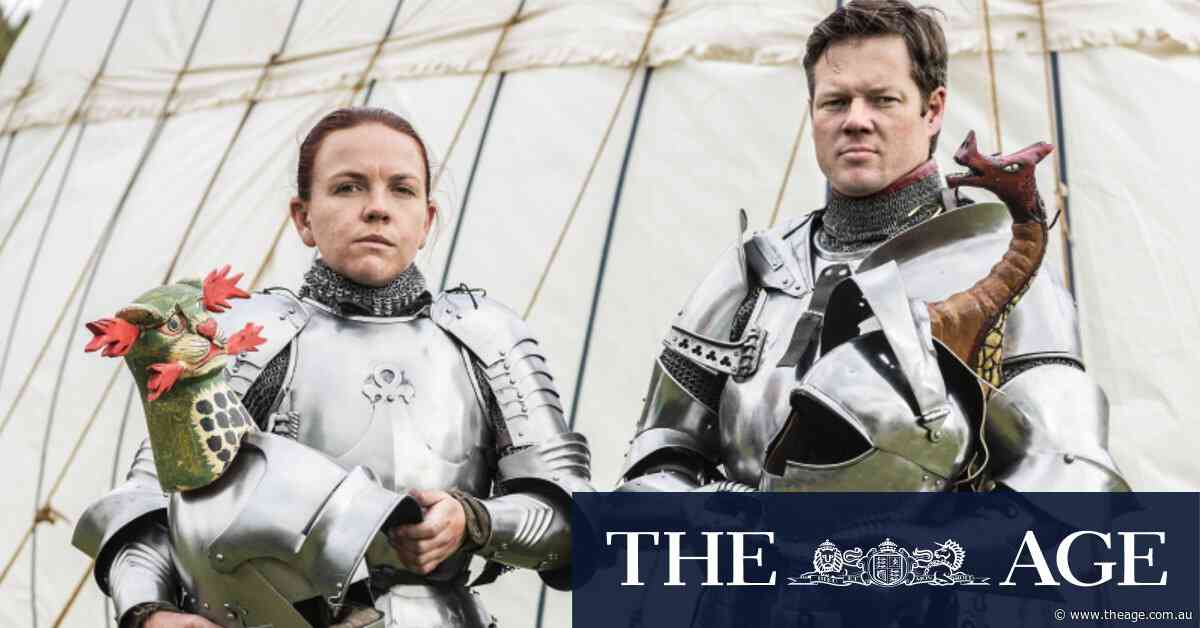 With nerves of steel, the couple who joust together, stay together