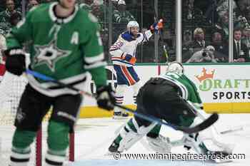 McDavid gets the winner in the 2nd OT after Oilers overcome captain’s penalty to beat Stars 3-2
