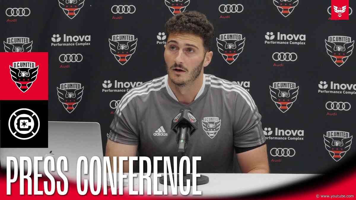 Alex Bono Pre-Match Press Conference | D.C. United vs. Chicago Fire FC | MLS 2024
