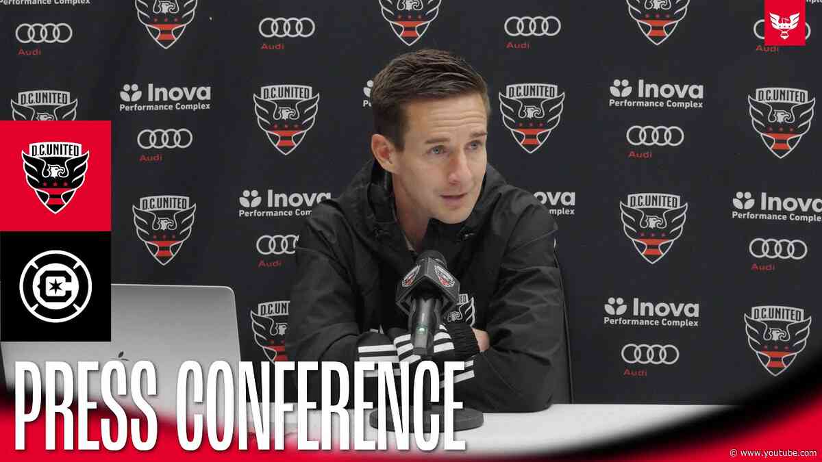 Troy Lesesne Pre-Match Press Conference | D.C. United vs. Chicago Fire FC | MLS 2024
