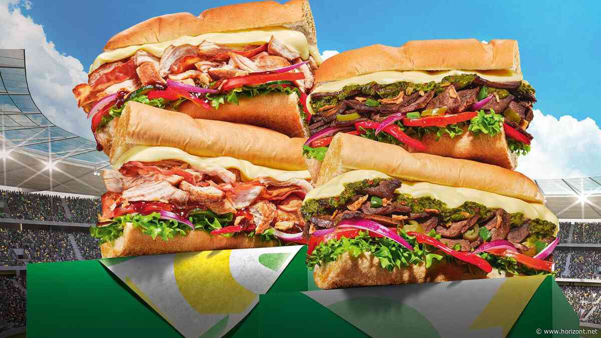 Sportsommer: Zur EM erweitert Subway sein Angebot um sportliche Sandwich-Varianten