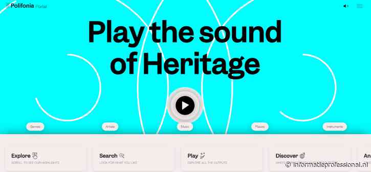 Polifonia Web Portal gelanceerd voor het ontdekken van het Europese muzikale erfgoed