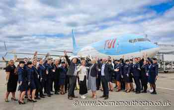 Second Tui aircraft arrives at Bournemouth Airport