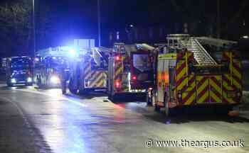 Newhaven: Two in hospital after late-night house fire