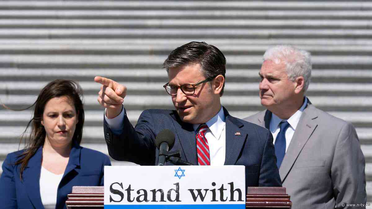 US-Demokraten unter Druck: Mike Johnson provoziert mit Netanjahu-Einladung
