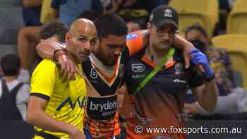 LIVE NRL: Holmes binned, Papali’i injured as Tigers come alive in Cowboys clash