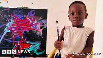 Mother's joy as one-year-old Ghanaian named world's youngest male artist