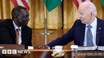 Biden welcomes Kenya's leader as US under pressure in Africa
