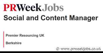 Premier Resourcing UK: Social and Content Manager