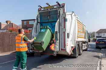 Watford council to discuss axing weekly bin collections