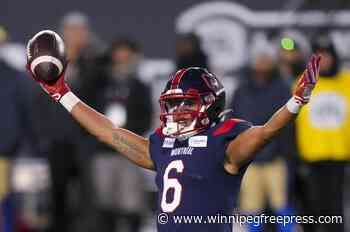 Grey Cup hero Tyson Philpot sees opportunity to be top receiver with Alouettes