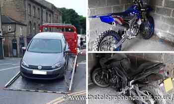 Stolen motorbikes on Holme Wood and Golf seized in Saltaire
