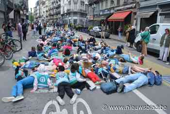 “Ik heb het gevoel dat ik vooral uitlaatgassen inadem”: honderden kinderen palmen Brusselse straten in en eisen propere lucht