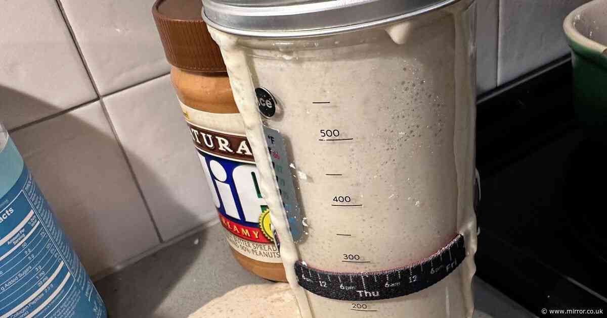 Woman panics as her sourdough starter goes wrong and 'takes over her home'