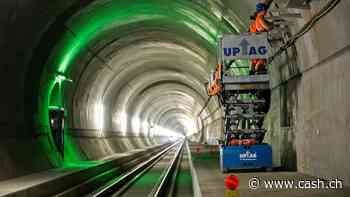 Oströhre des Gotthard-Basistunnels soll im Herbst in Betrieb gehen