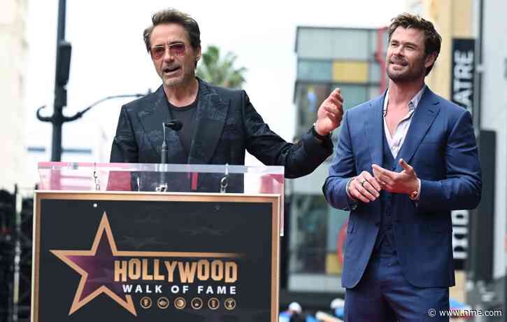 Robert Downey Jr. roasts Chris Hemsworth during Hollywood Walk of Fame star unveiling