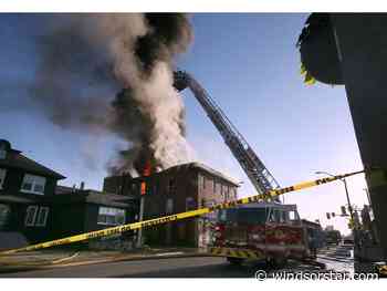 PHOTOS: Future Windsor boutique hotel on Wyandotte consumed by fire