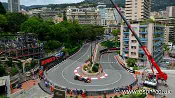 Hamilton has surprise lead in first Monaco practice