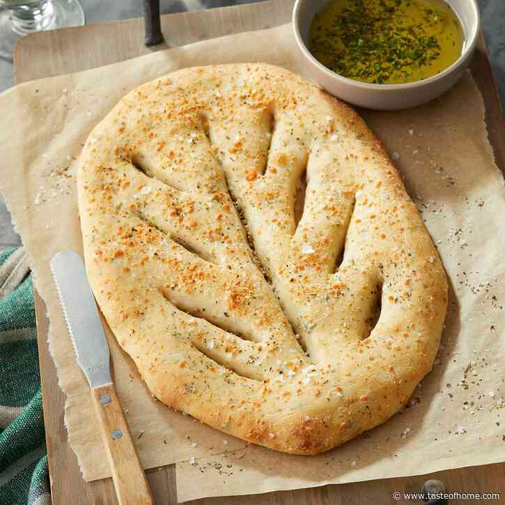 Herb and Parmesan Fougasse