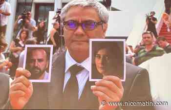 Festival de Cannes: les poignantes images du cinéaste iranien Mohammad Rasoulof, ovationné par le public après avoir échappé à la prison et fui son pays