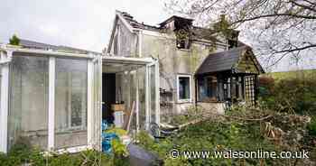 The fire-damaged extreme renovation project in gorgeous countryside going to auction for £78k